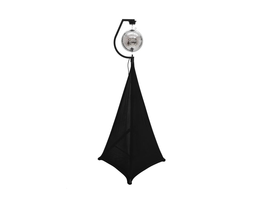 EUROLITE Set spegelkula 30cm med stativ och svart cover för stativ