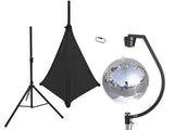 EUROLITE Set spegelkula 50cm med stativ och svart cover för stativ