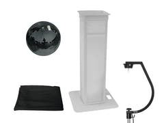 EUROLITE Set Mirror ball 30cm svart med variabelt scenstativ + Cover svart