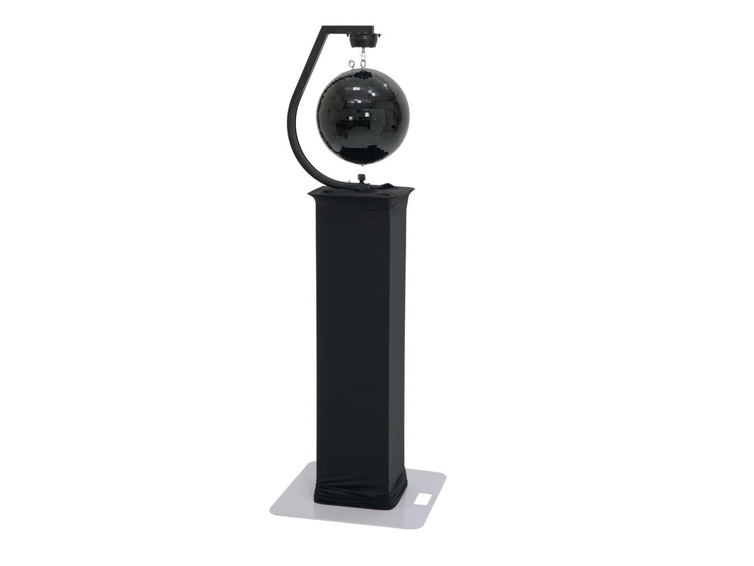 EUROLITE Set Mirror ball 30cm svart med variabelt scenstativ + Cover svart