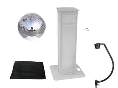 EUROLITE Set Mirror ball 50cm med variabelt scenstativ + Cover black