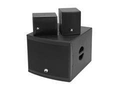 OMNITRONIC Set MOLLY-12A aktiv subwoofer + 2x MOLLY-6 Top 8 ohm, svart