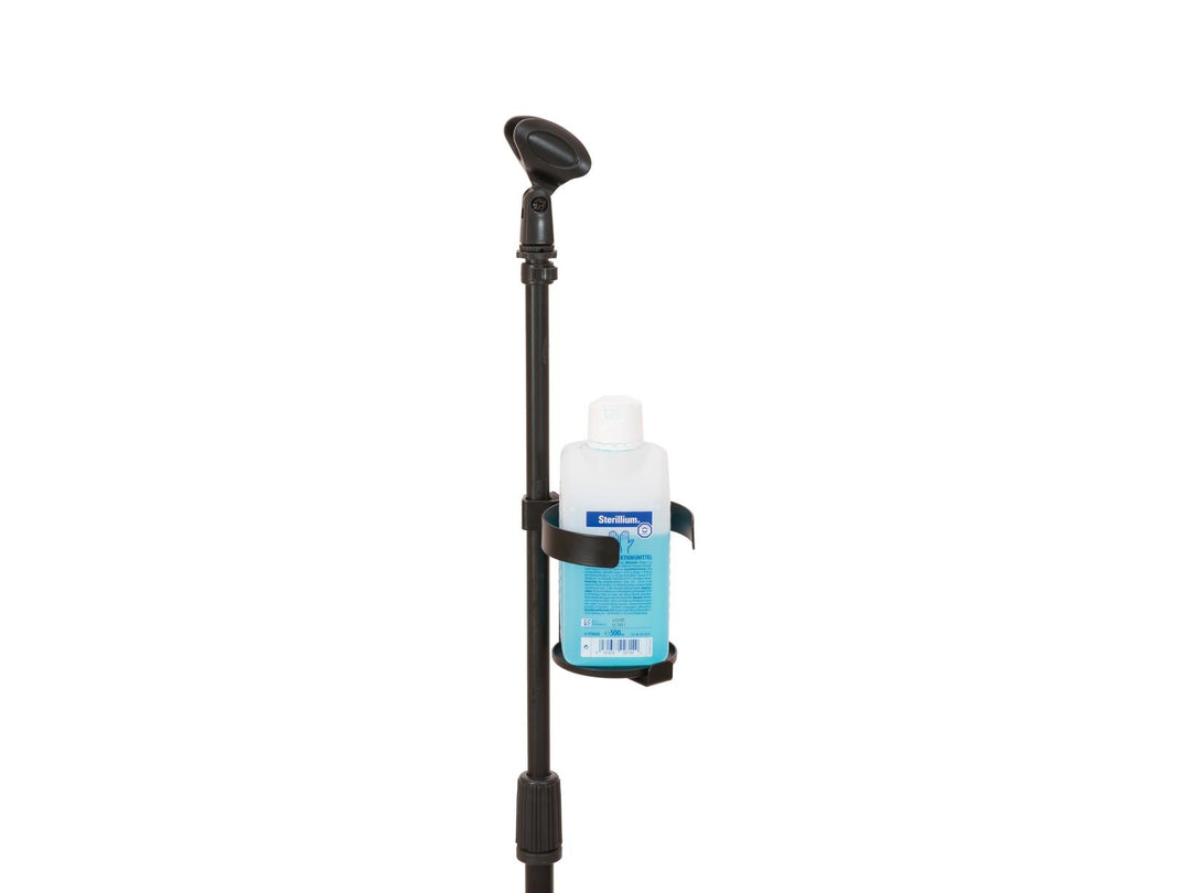 OMNITRONIC Set microphone stativ för desinfektionsmedel, svart