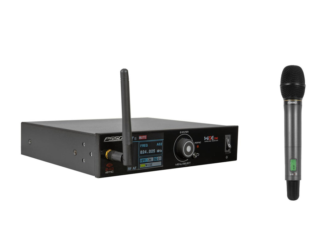 PSSO Set WISE ONE + trådlös dynamisk mikrofon 823-832/863-865MHz