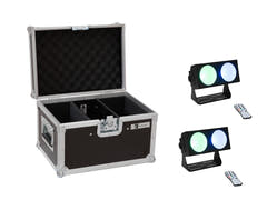 EUROLITE Set 2x LED CBB-2 COB RGB-ljusramp + väska