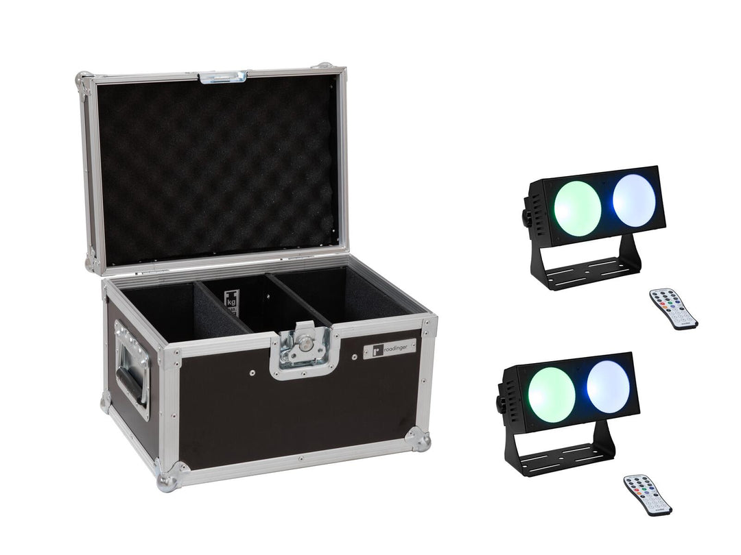 EUROLITE Set 2x LED CBB-2 COB RGB-ljusramp + väska