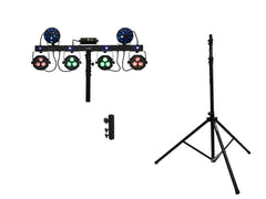 EUROLITE Set LED KLS Laser Bar Next FX Light Set + M-4 högtalarstativ