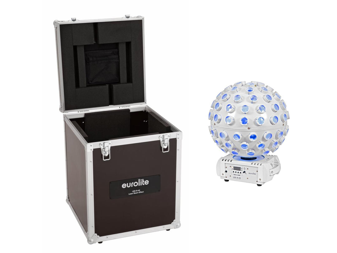 EUROLITE Set LED B-40 Laser Beam Effect vit + fodral