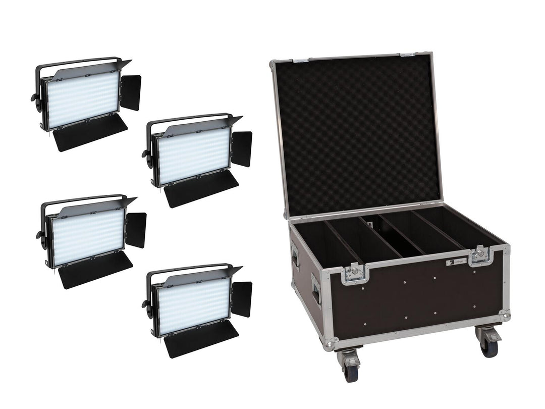 EUROLITE Set 4x LED PLL-480 CW/WW-panel + fodral