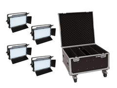 EUROLITE set med 4x LED PLL-480 QCL-panel + case