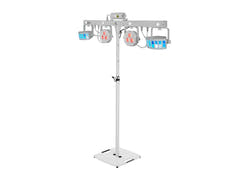 EUROLITE Set LED KLS Laser Bar FX Light Set vit + BPS-2 högtalarstativ vit