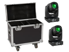 EUROLITE Set 2x LED TMH-B90 + fodral med hjul