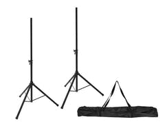 OMNITRONIC Set 2x M-3 högtalarstativ + transportväska