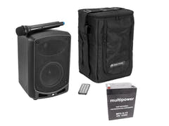 OMNITRONIC set WAMS-65BT + batteri + bärväska