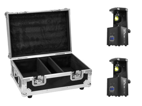EUROLITE Set 2x LED TSL-150 Scan COB + fodral