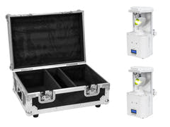 EUROLITE Set 2x LED TSL-350 Scan COB vit + Case