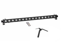 EUROLITE Set LED PIX-16 QCL Bar + FS-4 Floorstand, Stål, svart