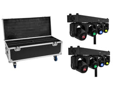 EUROLITE Set med 2x LED TMH Bar S120 + väska med hjul