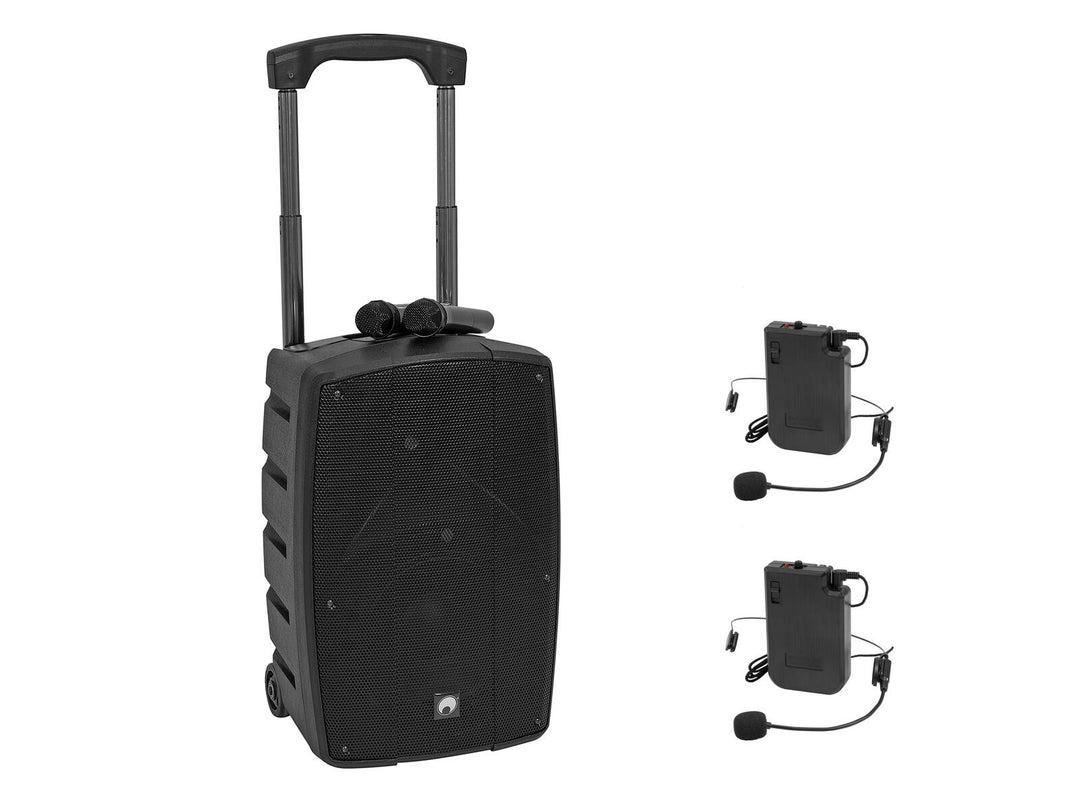 OMNITRONIC Set WAMS-10BT2 MK2 + 2x Bodypack-sändare + 2x headset