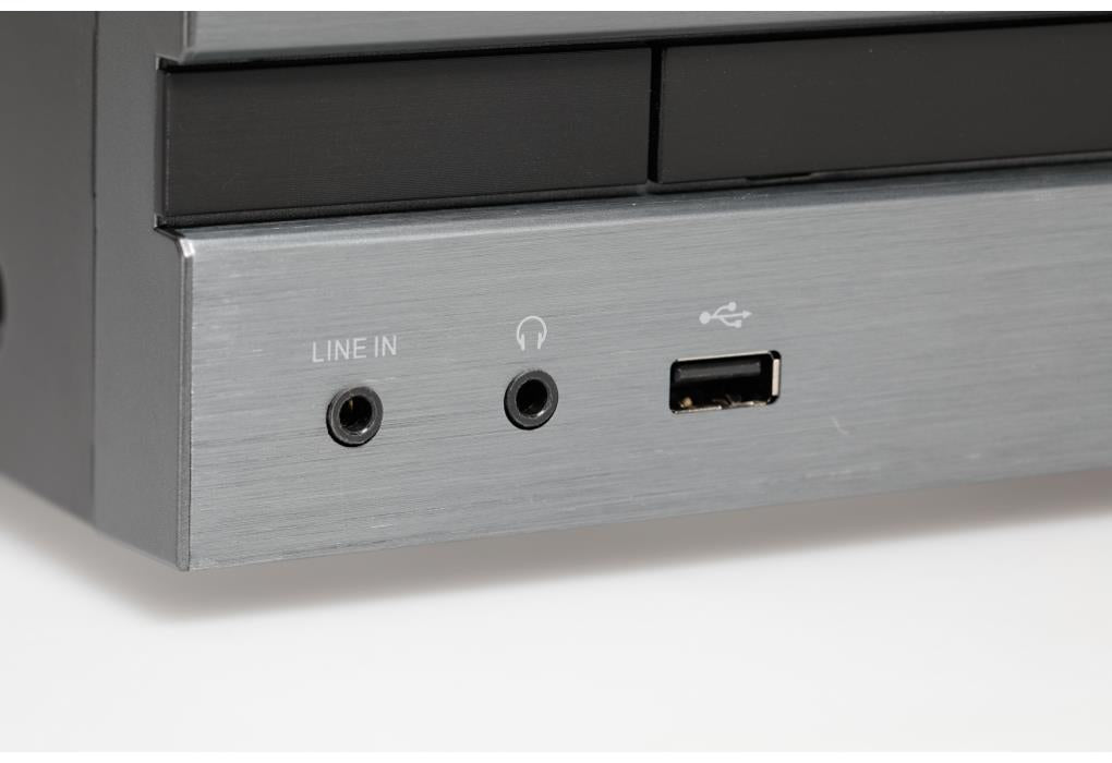 Kenwood M-918DAB-H Minisystem med Bluetooth och DAB+ (Aluminium)