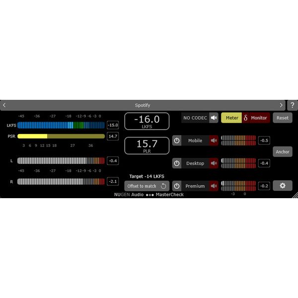 NUGEN MasterCheck > MasterCheck 2 UPPGRADERING