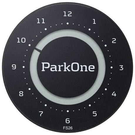 ParkOne2 parkeringsur (svart)