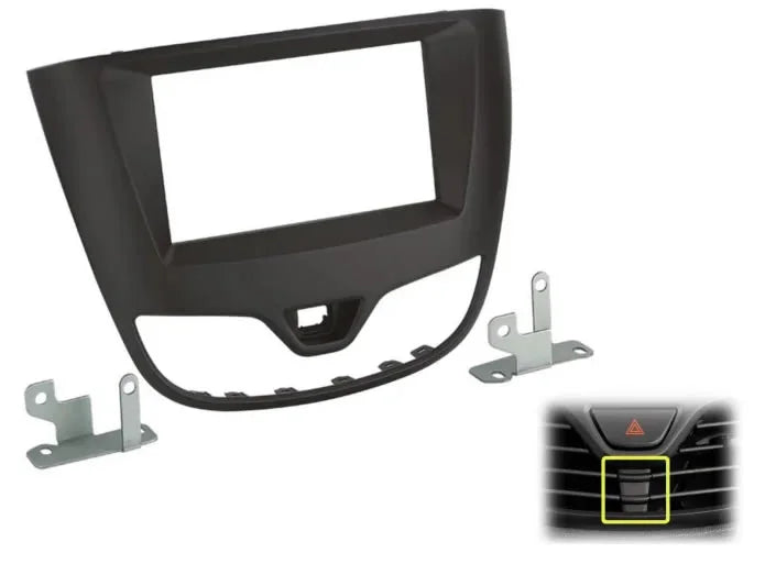 21CT23VX63 2-DIN Ram för Opel Karl 2017 - 