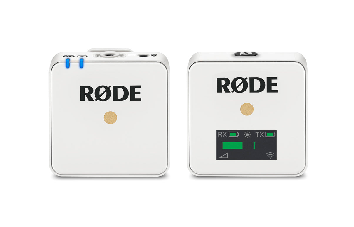 RØDE Wireless GO knapphålsmikrofon (vit)