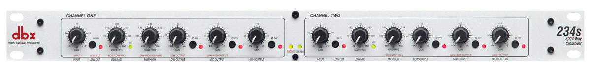 dbx 234S Stereo 2/3 Way, Mono 4-Way Divider