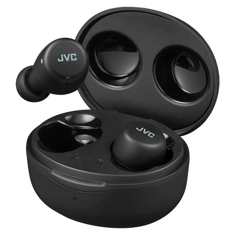 JVC HAA6TBU svarta true wireless-hörlurar