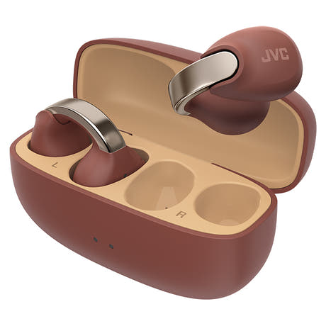 JVC Nearphones HA-NP1T Open Ear Headphones röd