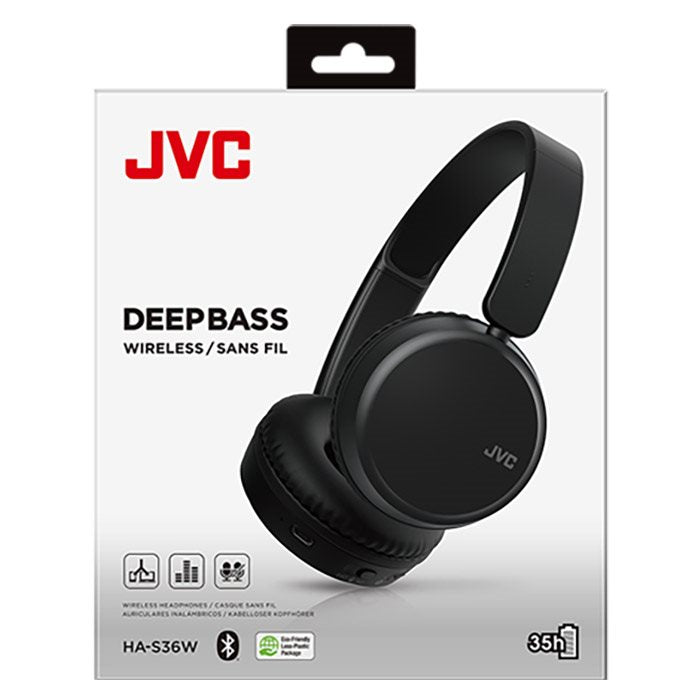 JVC HAS36WBU - Bluetooth-hörlurar (svart)