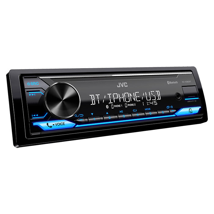 JVC KD-X382BT bilradio med RDS-tuner och Bluetooth 100mm