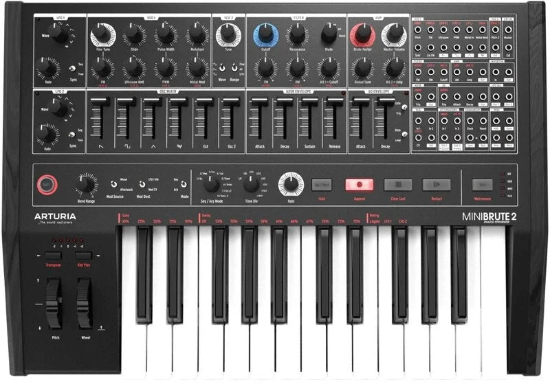 Artruia Minibrute-2 Analog Synthesizer (svart)