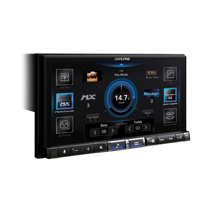 Alpine ILX-705DM trådlös Apple Carplay 2-DIN 7"
