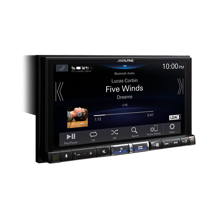 Alpine ILX-705DM trådlös Apple Carplay 2-DIN 7"