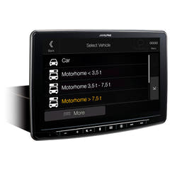 Alpine INE-F904DC Halo9 med navigation och lastbilskartor