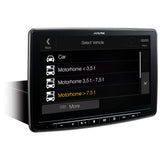 Alpine INE-F904DC Halo9 med navigation och lastbilskartor