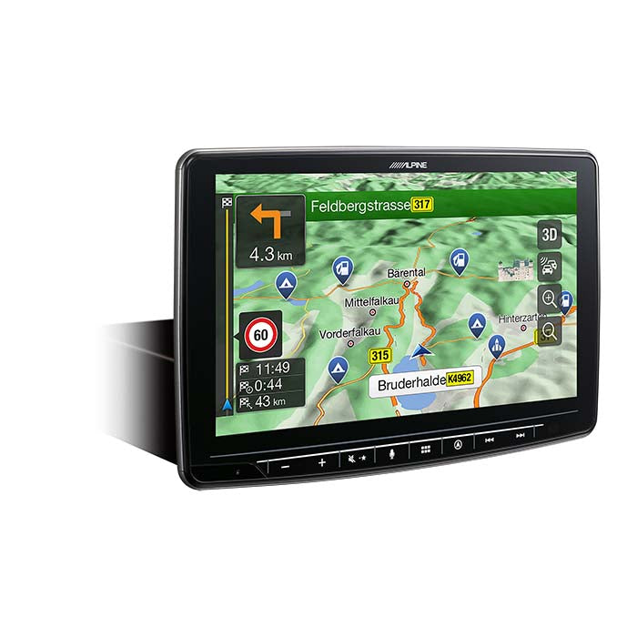 Alpine INE-F904DC Halo9 med navigation och lastbilskartor