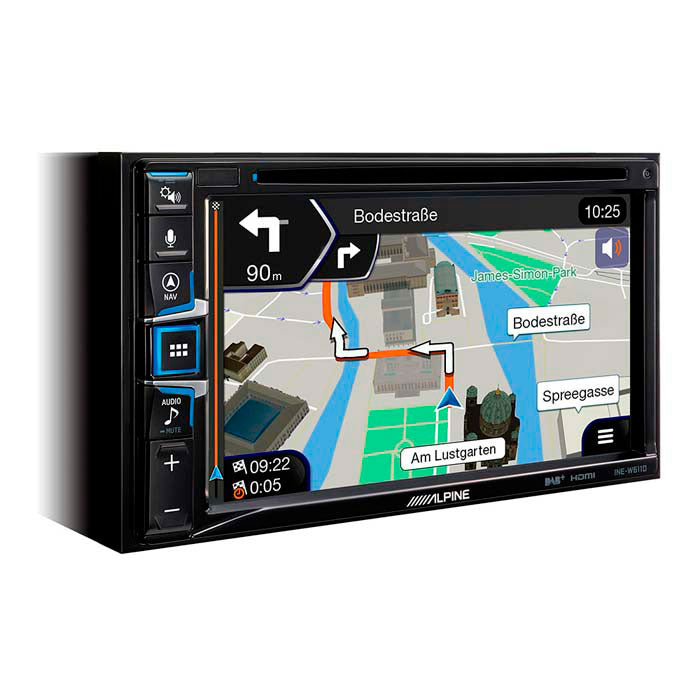 Alpine INE-W611DC 2-DIN multimediaenhet med truckkort