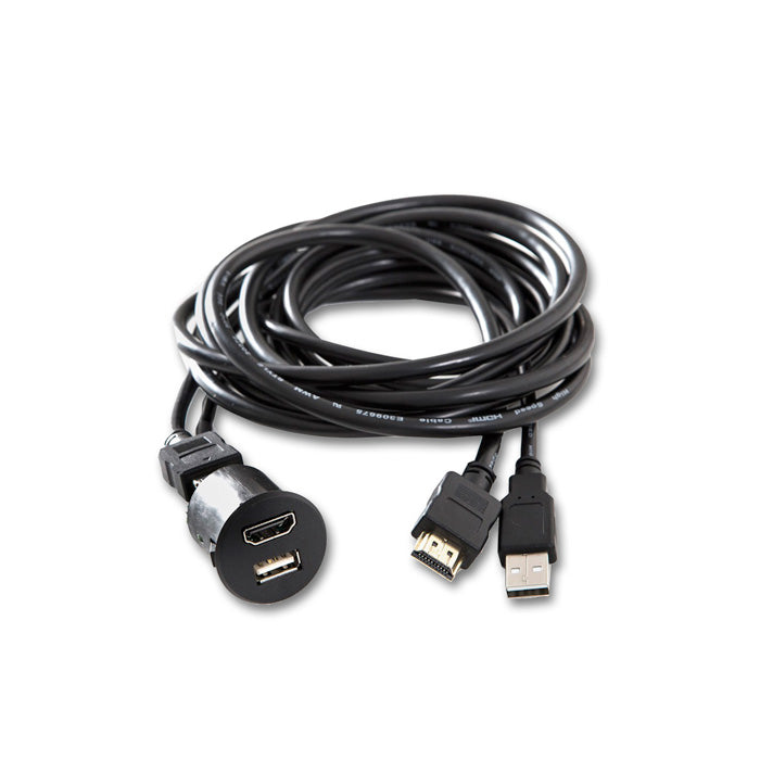 Alpine USB/HDMI-kontakt med kabel