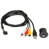 Alpine USB/aux-uttag med kabel