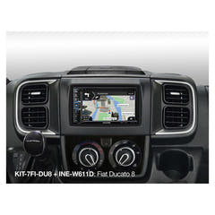 Alpine KIT-7FI-DU8 Kit 7" Fiat Ducato modell 8 2022-