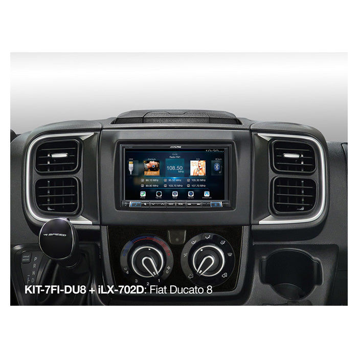 Alpine KIT-7FI-DU8 Kit 7" Fiat Ducato modell 8 2022-