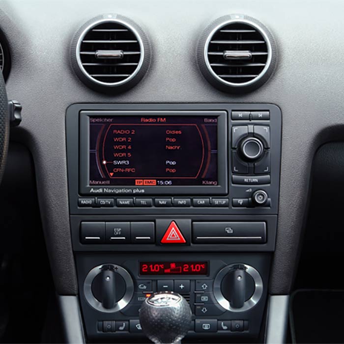 2-DIN 8" kit för Audi A3 med display