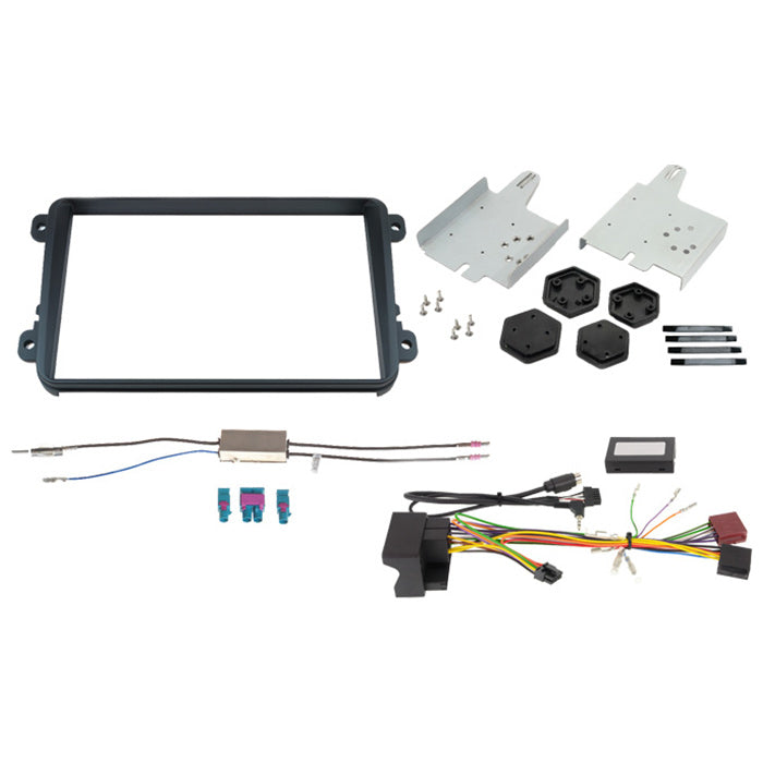 2-DIN 8" monteringssats för VW med vit display