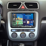 2-DIN 8" monteringssats för VW med vit display