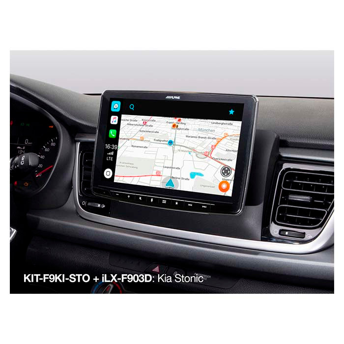 Alpine 9" monteringssats Kia stonic 2017->