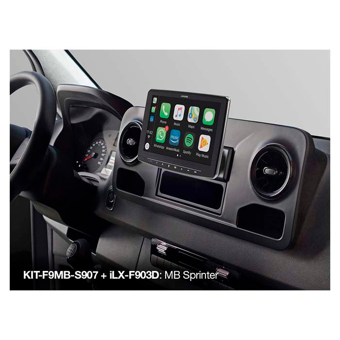 Alpine 9" monteringssats Sprinter w907 2018->