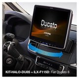 Alpine kit för Halo 9 och 11 till Fiat Ducato 8